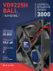 Вентилятор  VD 9225H Ball (качения) 12V, 3000 об.мин, 0,3А - st-e.info - Казань