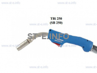 Горелка для полуавтоматической сварки TBi 250-blue-ESG, длина 3 метра - st-e.info - Казань
