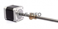 Шаговый двигатель 42HSL48-1204JA08-E150 (Tr8*8) - st-e.info - Казань