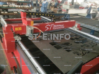 Портальный станок скоростной плазменной резки метала ST-1325UF - st-e.info - Казань