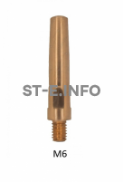Наконечник М6*45*1,6 (для горелки qtb-500) Panasonic - st-e.info - Казань
