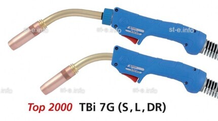 Горелка для полуавтоматической сварки TBi 7G Long, длина 4 метра - st-e.info - Казань