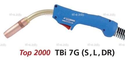 Горелка для полуавтоматаTBi 7G Short (короткая), длина рукава 5м - st-e.info - Казань