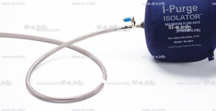Односторонняя заглушка с трубкой и клапаном ISO 46" (1168 mm)  - st-e.info - Казань