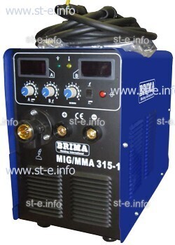 Сварочный инверторный полуавтомат BRIMA MIG/MMA-315-1 - st-e.info - Казань